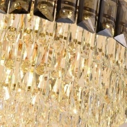 Suspension en cristal, plafonniers contemporains