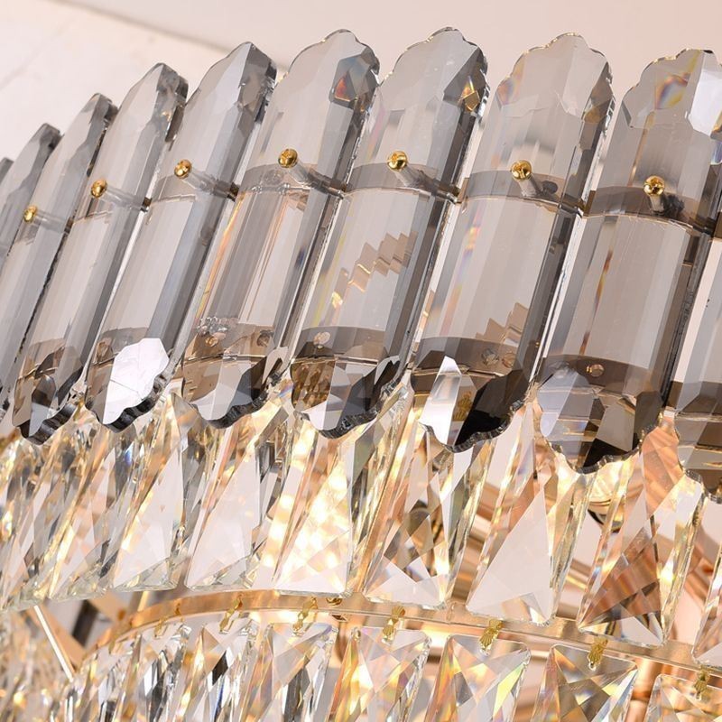 Plafonnier suspendu en cristal moderne