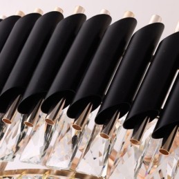 Plafonnier suspendu en cristal de luxe 6, 9 ou 12 lumières