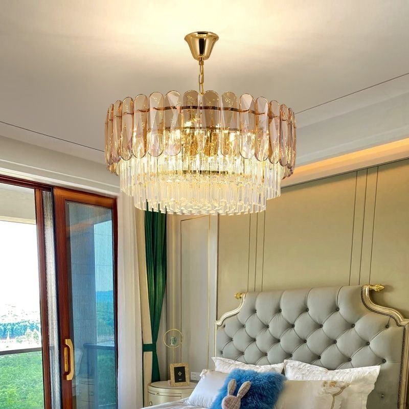 Plafonnier suspendu moderne en cristal K9