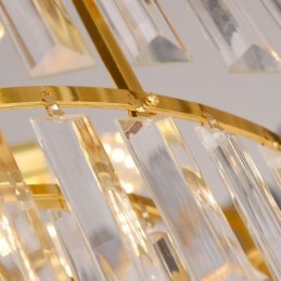 Plafonnier suspendu moderne en cristal K9