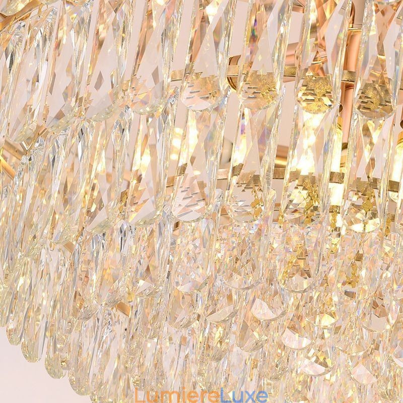 Suspension européenne moderne en cristal K9