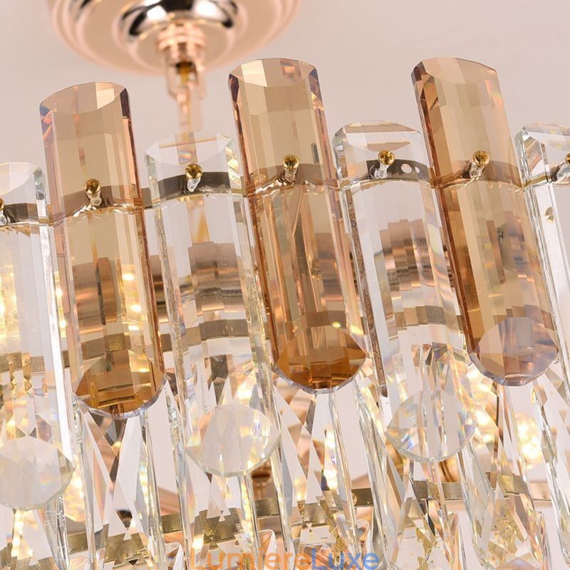 Suspension européenne moderne en cristal K9