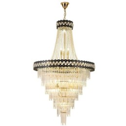 Luminaire suspendu luxueux en cristal