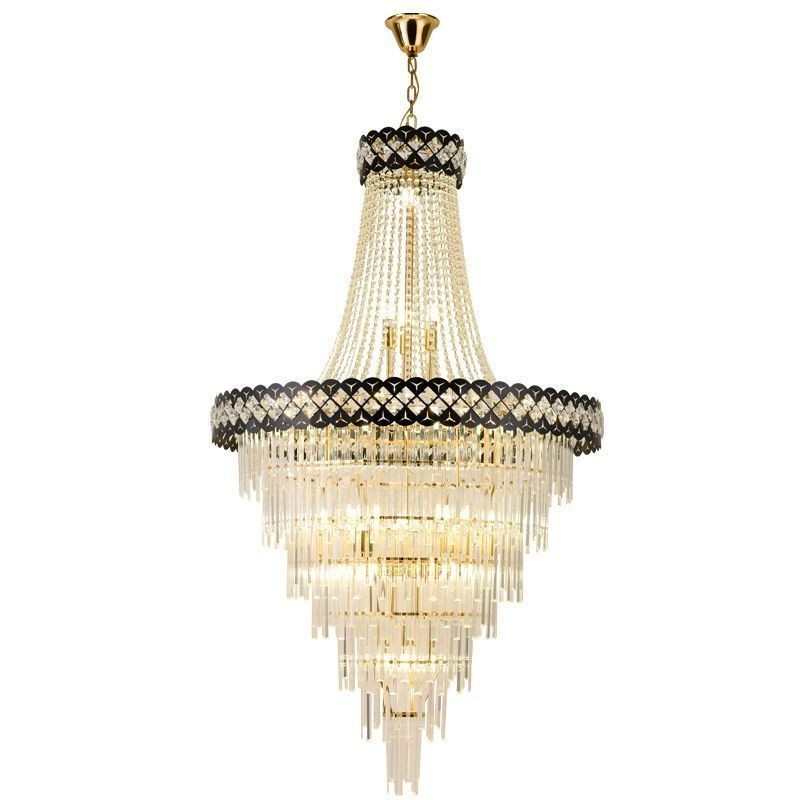 Luminaire suspendu luxueux en cristal