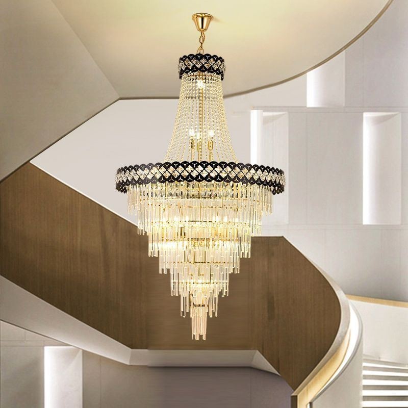 Luminaire suspendu luxueux en cristal
