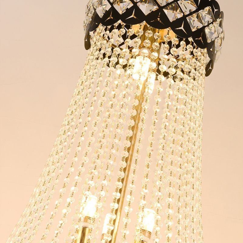 Luminaire suspendu luxueux en cristal