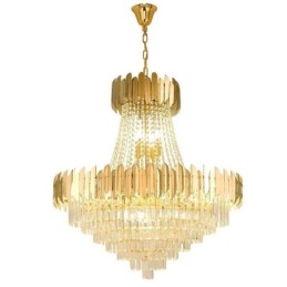 Plafonnier suspendu classique en cristal K9