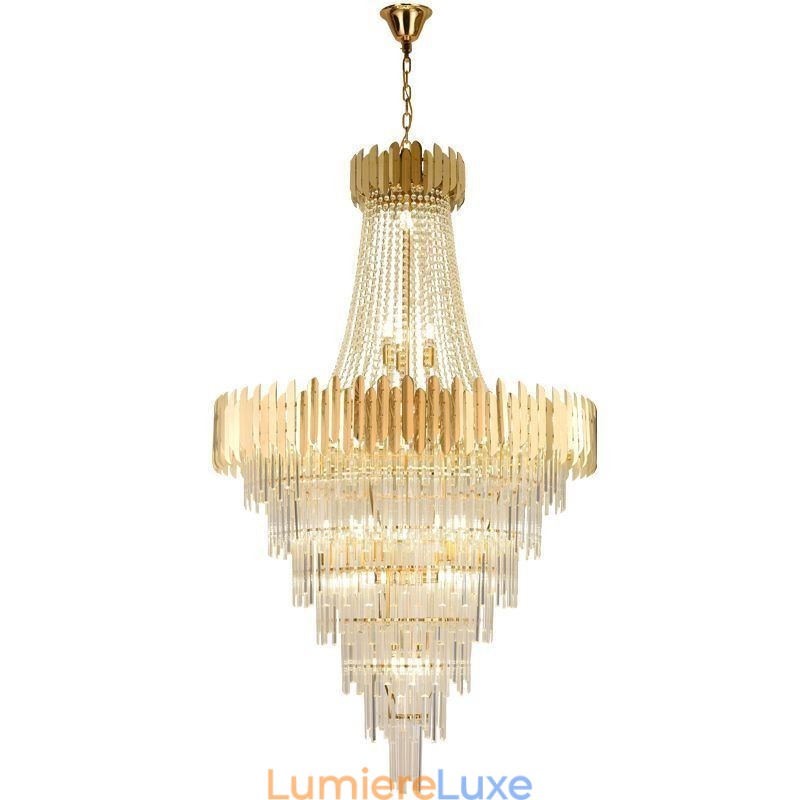 Superbe luminaire suspendu en cristal