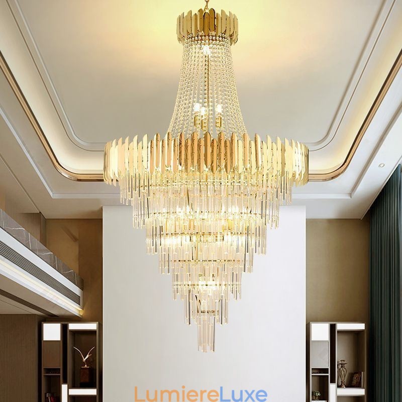 Superbe luminaire suspendu en cristal