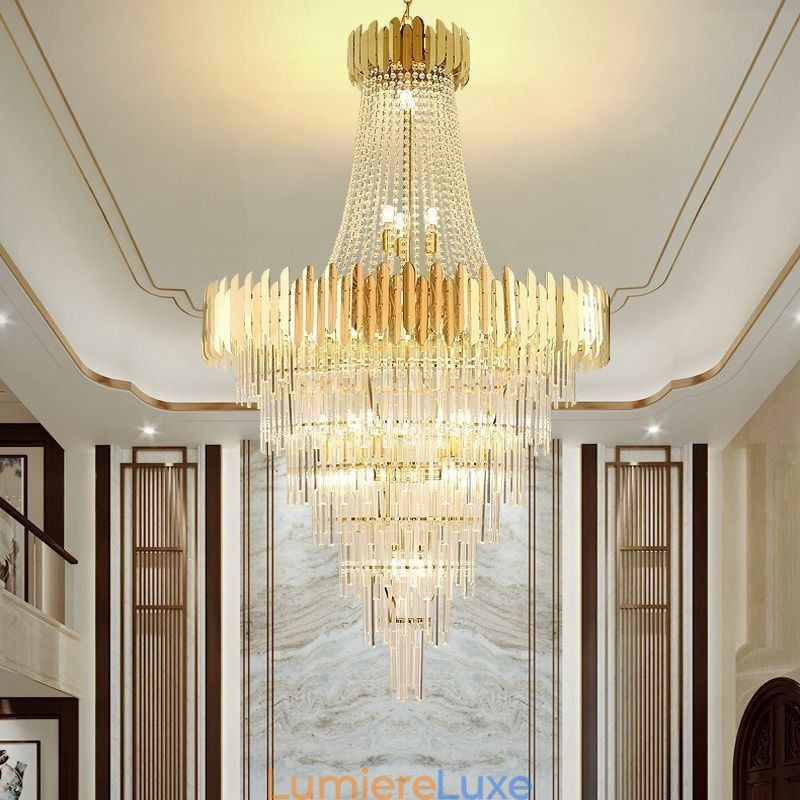 Superbe luminaire suspendu en cristal