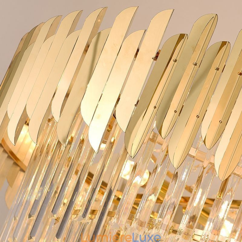 Superbe luminaire suspendu en cristal