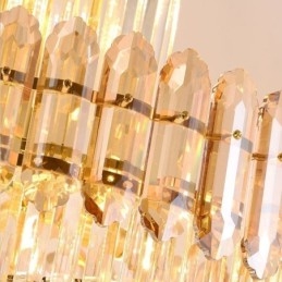 Suspension de luxe en cristal moderne