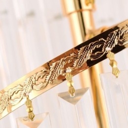 Suspension de luxe en cristal moderne