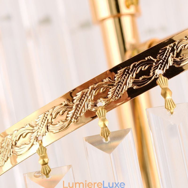 Suspension de luxe en cristal moderne