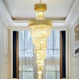 Plafonnier suspendu moderne en cristal K9