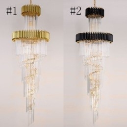 Plafonnier suspendu moderne en cristal K9