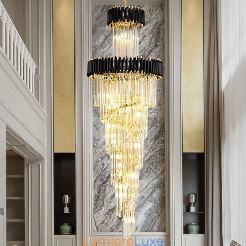 Plafonnier suspendu moderne en cristal K9