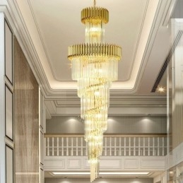 Plafonnier suspendu moderne en cristal K9