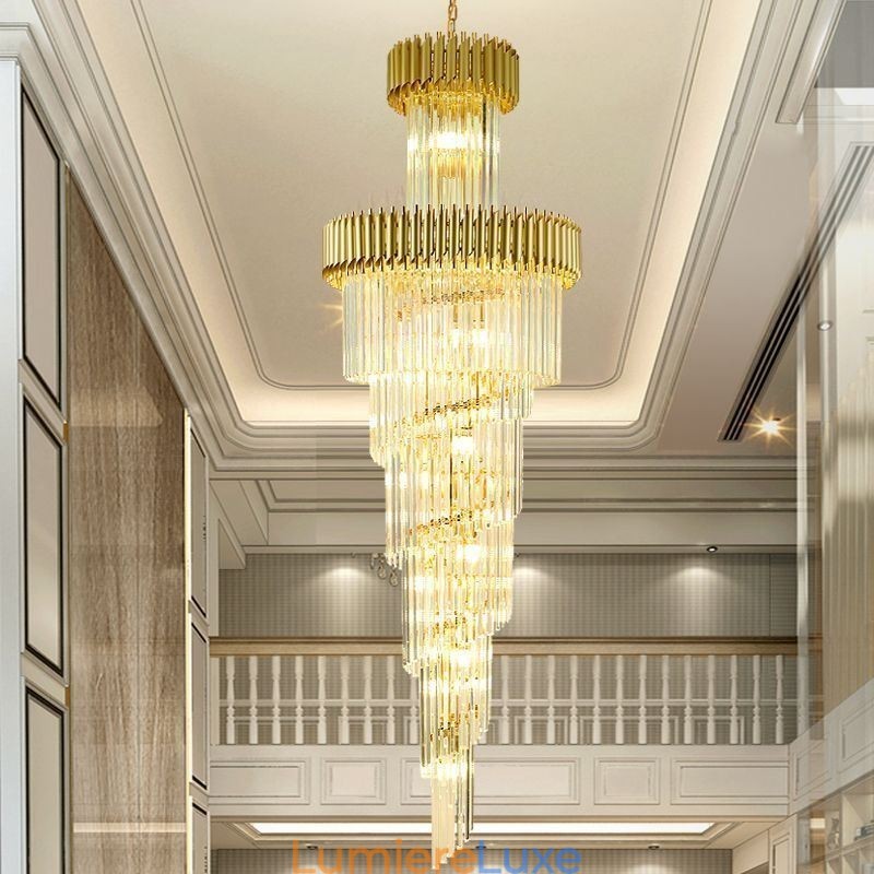 Plafonnier suspendu moderne en cristal K9