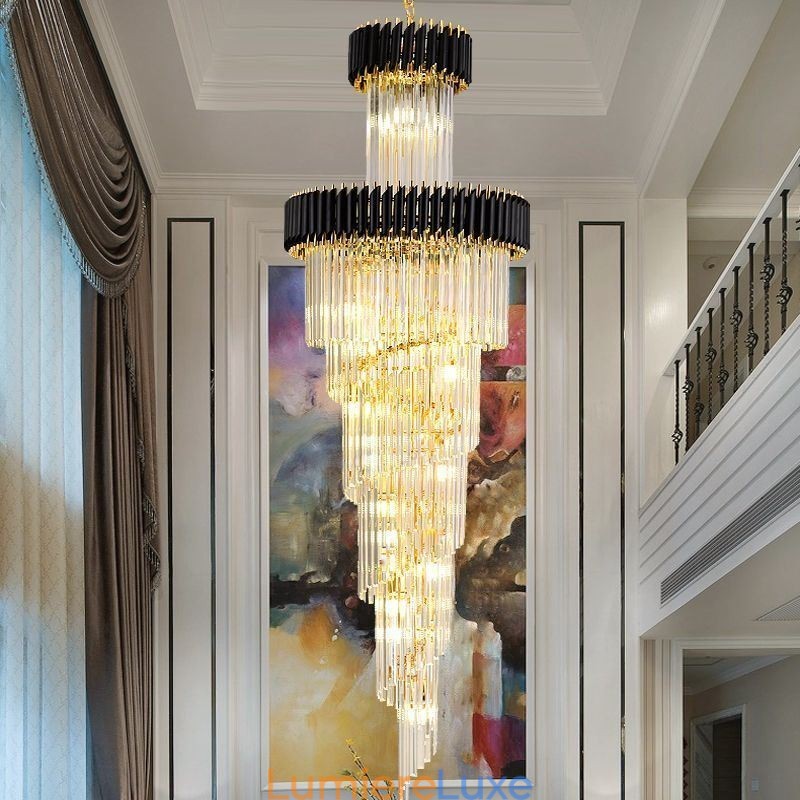 Plafonnier suspendu moderne en cristal K9