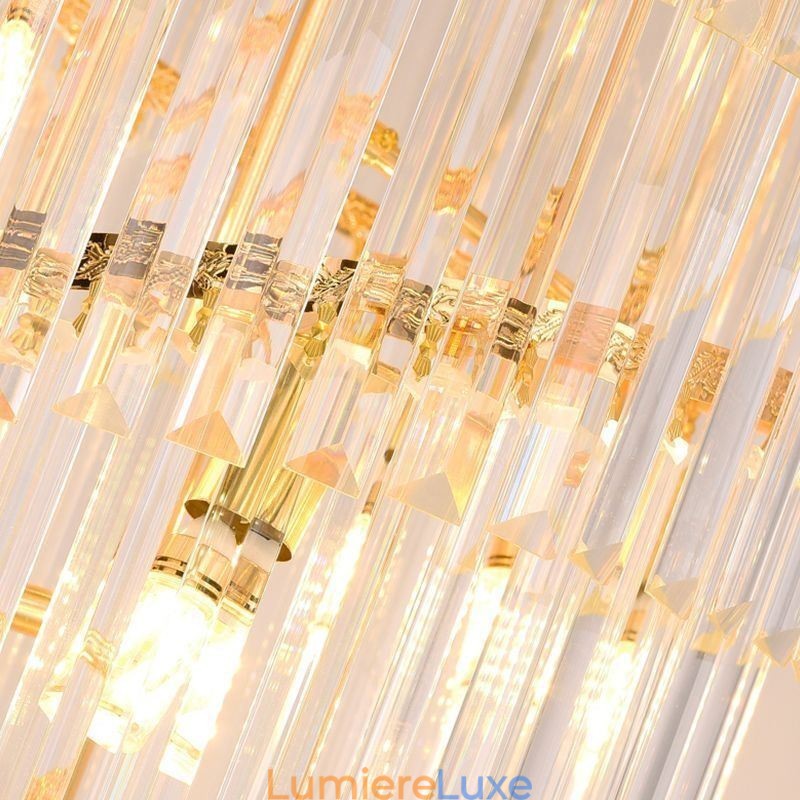 Plafonnier suspendu moderne en cristal K9