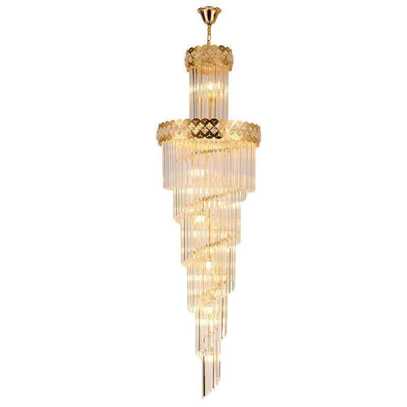 Suspension de luxe Grande lampe suspendue 12 16 18 lumières