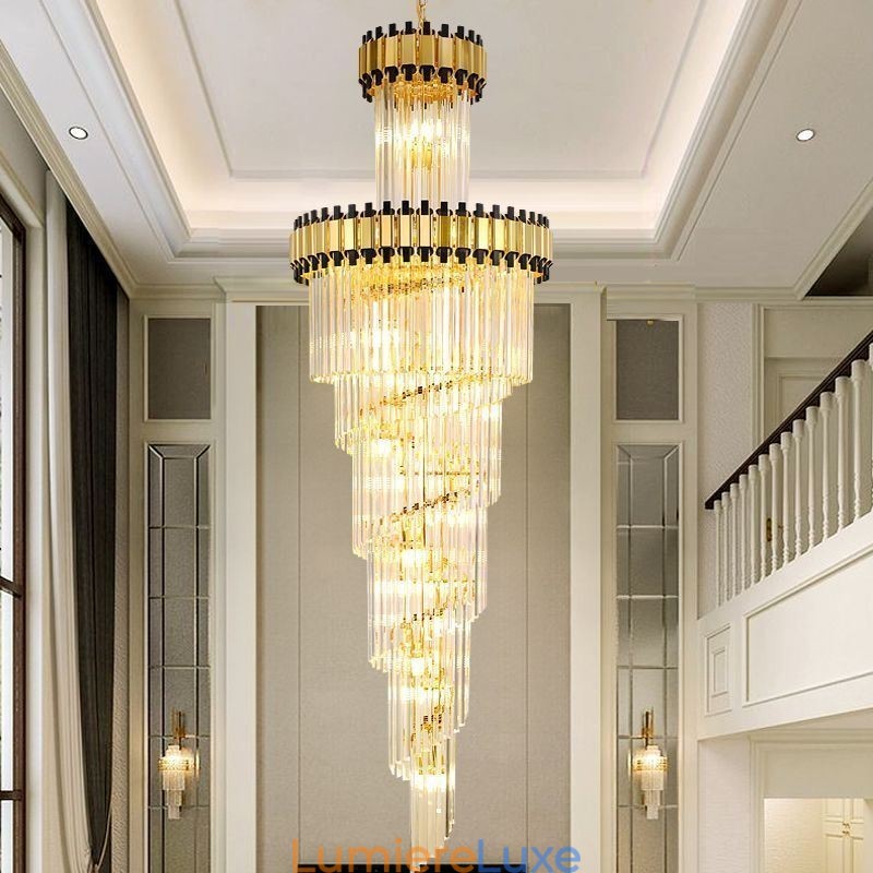 Suspension en cristal moderne et spectaculaire K9