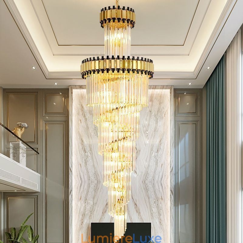 Suspension en cristal moderne et spectaculaire K9