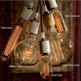 Lustre en tungstène de style artistique nord-américain