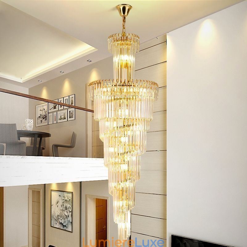Plafonnier moderne en cristal
