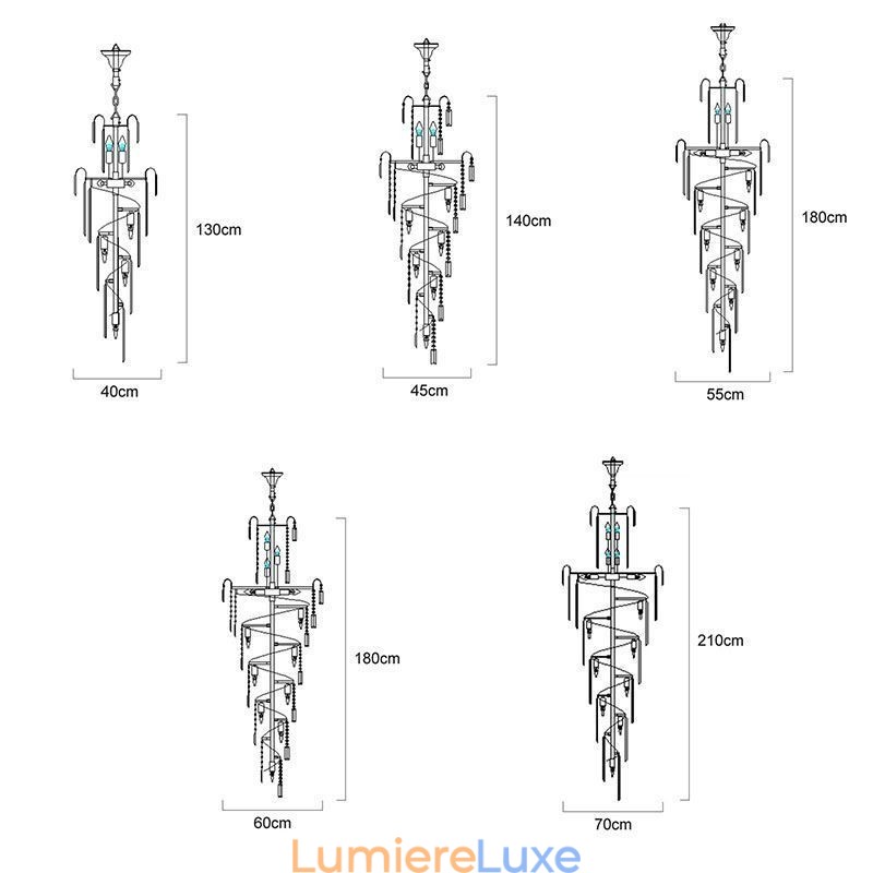 Plafonnier moderne en cristal