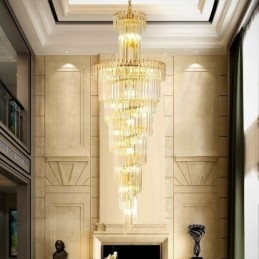 Plafonnier moderne en cristal