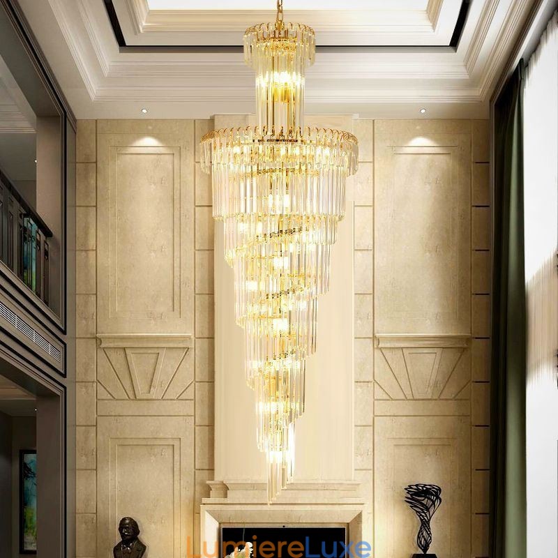Plafonnier moderne en cristal