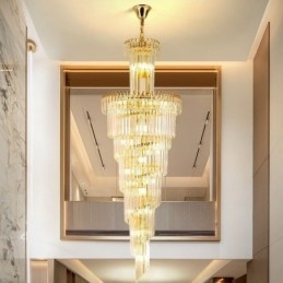 Plafonnier moderne en cristal