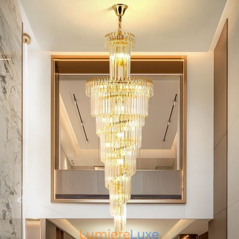 Plafonnier moderne en cristal