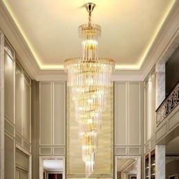 Plafonnier moderne en cristal