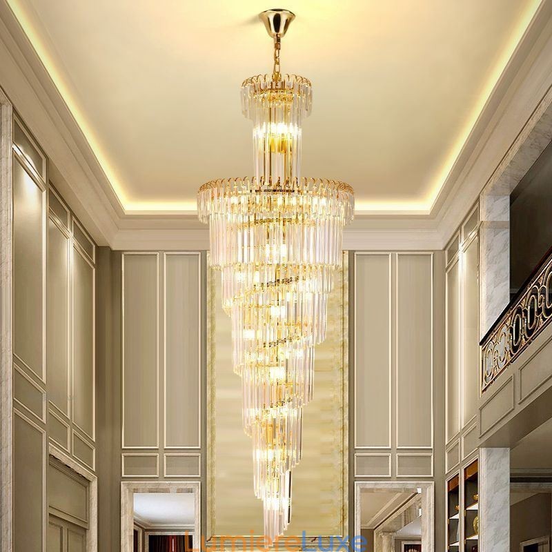 Plafonnier moderne en cristal