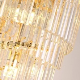 Plafonnier moderne en cristal