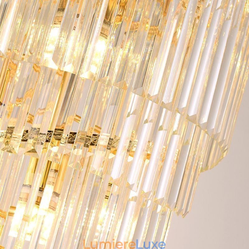 Plafonnier moderne en cristal