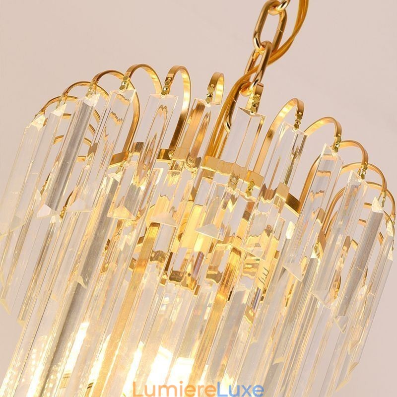 Plafonnier moderne en cristal