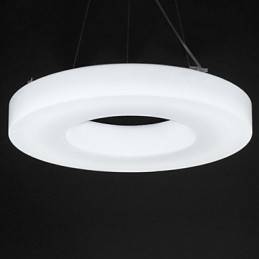 Lustre en acrylique à économie d'énergie, luminaire suspendu rond moderne