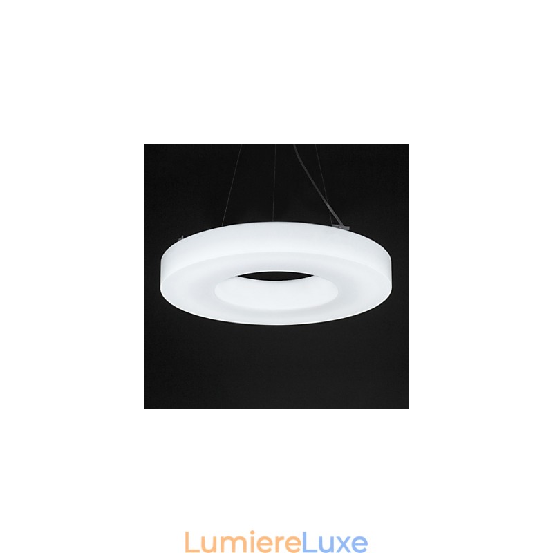 Lustre en acrylique à économie d'énergie, luminaire suspendu rond moderne
