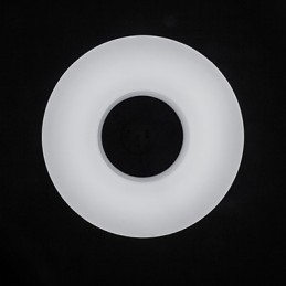Lustre en acrylique à économie d'énergie, luminaire suspendu rond moderne