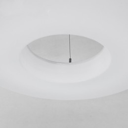 Lustre en acrylique à économie d'énergie, luminaire suspendu rond moderne