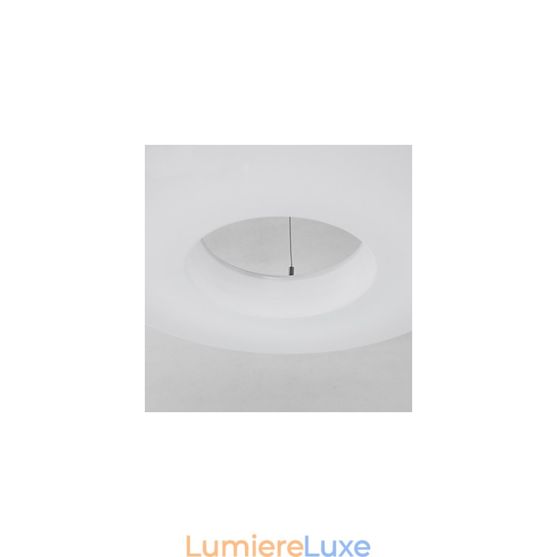 Lustre en acrylique à économie d'énergie, luminaire suspendu rond moderne