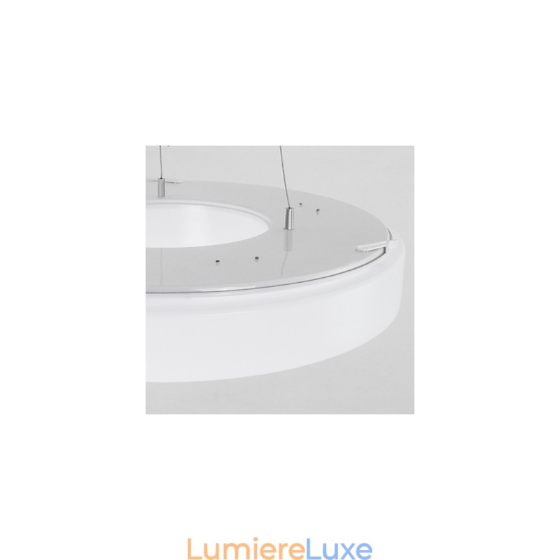 Lustre en acrylique à économie d'énergie, luminaire suspendu rond moderne