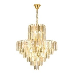 Suspension en cristal moderne, plafonnier contemporain