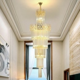 Luminaire suspendu moderne et spectaculaire pour escaliers