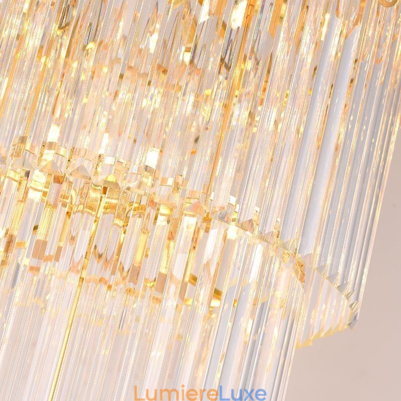 Luminaire suspendu moderne et spectaculaire pour escaliers